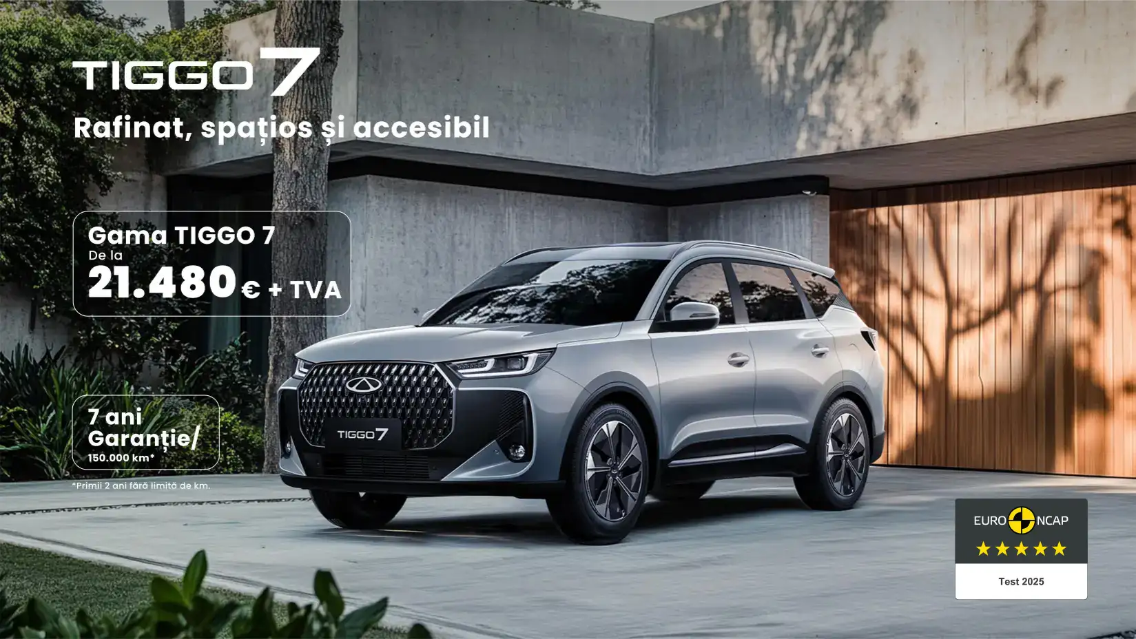 Oferta TIGGO 7 ICE cu Pret v4 euroncap