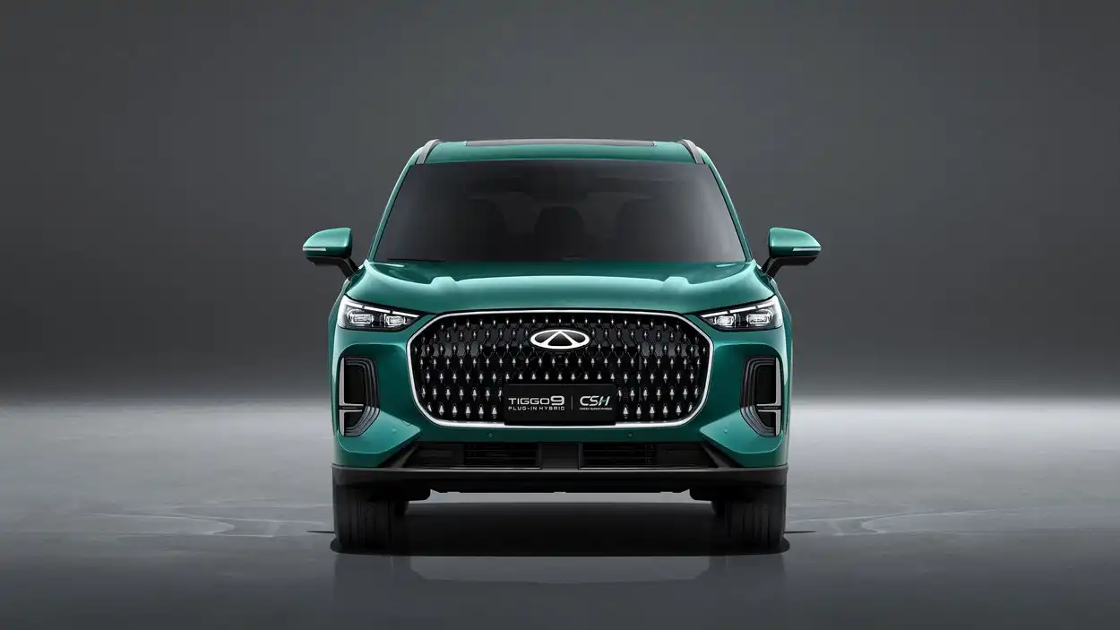 Chery_Tiggo 9_PHEV front_slider green color