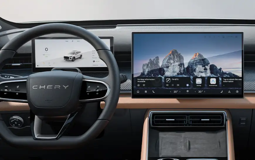 Tiggo 9 Chery Romania CSH PHEV ecran navigatie 15