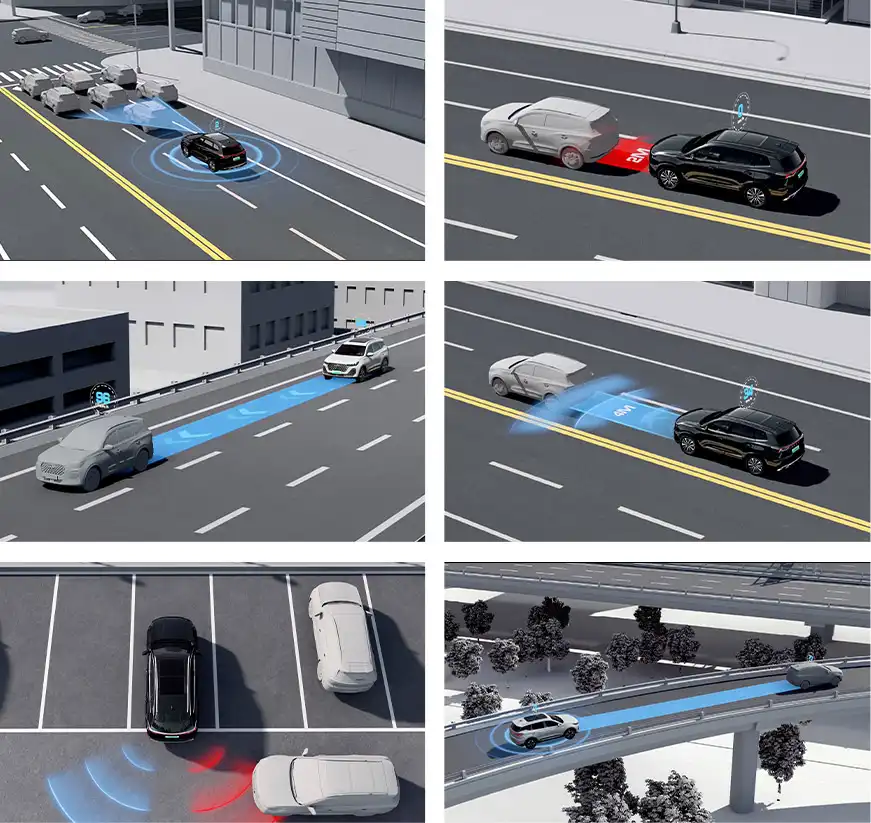 Tiggo 9_sisteme avansate de conducere asistata ADAS chery romania